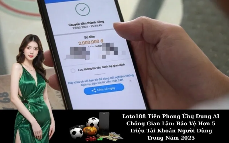 Loto188 Tiên Phong Ứng Dụng AI Chống Gian Lận: Bảo Vệ Hơn 5 Triệu Tài Khoản Người Dùng Trong Năm 2025