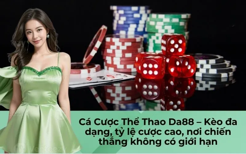 Cá Cược Thể Thao Da88 – Kèo đa dạng, tỷ lệ cược cao, nơi chiến thắng không có giới hạn